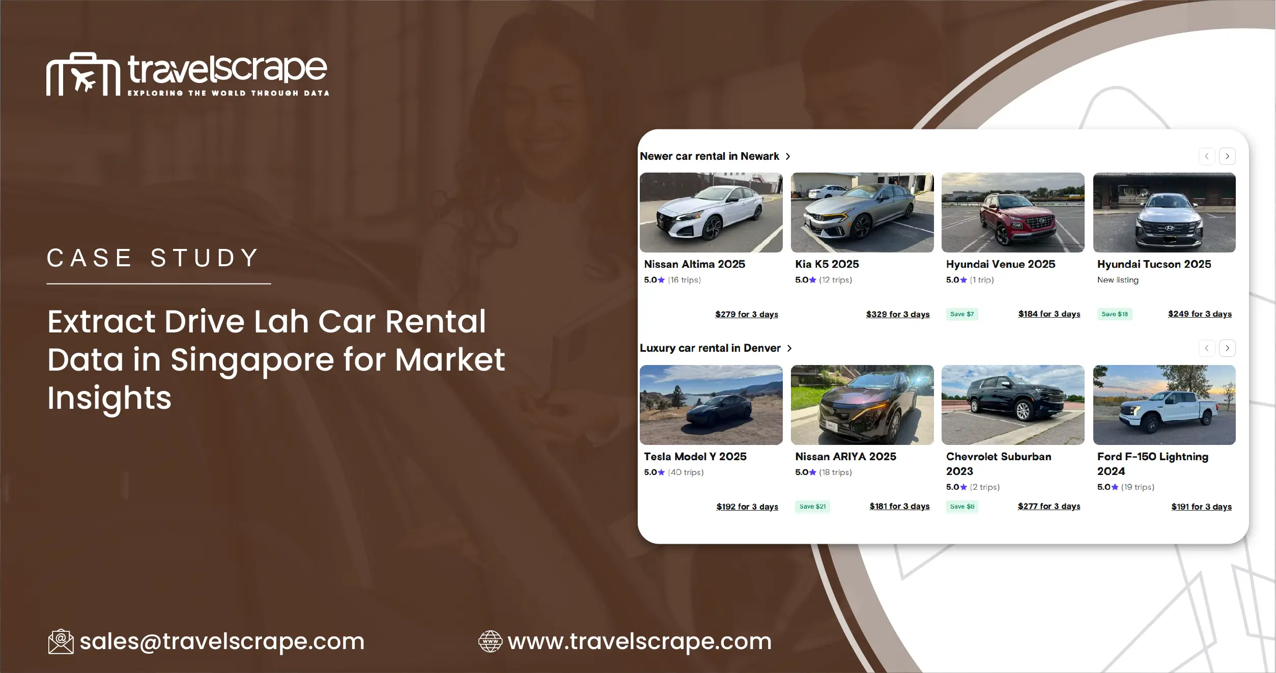 Case Study Extract Drive Lah Car Rental Data in Singapore for Market Insights